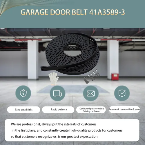 Vista 6 de Actualización 41A3589-3 41a3589-12 Correa para abridor de puerta de garaje de 7 pies, longitud de correa de 233" Compatible con Liftmaster