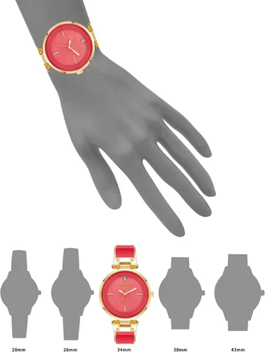 Vista 4 de Anne Klein AK1414 - Reloj de pulsera con esfera de diamantes auténticos para mujer