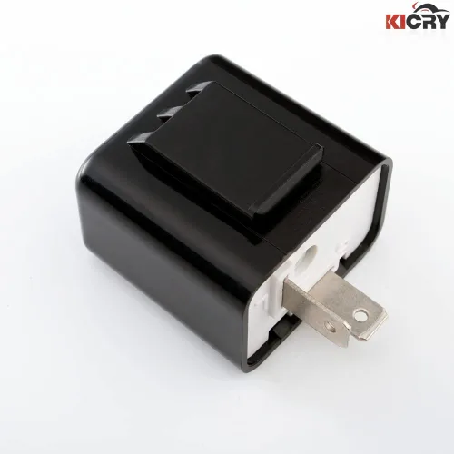 Vista 5 de Relé electrónico intermitente LED de velocidad de 12 V ajustable de 2 pines para señal de giro de motocicleta, reemplazo directo, relé universal