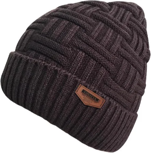 Vista 92 de Loritta Gorro de invierno cálido de punto grueso y holgado para hombre