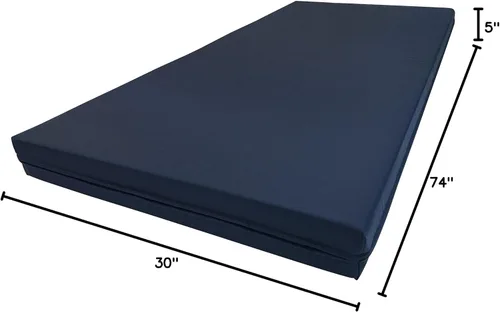 Vista 2 de American Road Dream - Colchón de espuma viscoelástica de gel para camión, comodidad media, 74 x 30 x 5 pulgadas