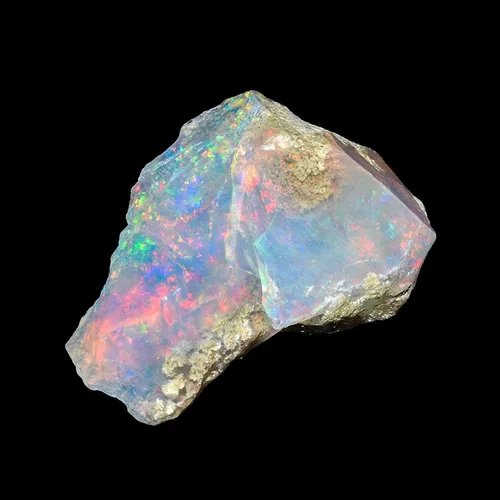 Vista 2 de 1 piedra natural de ópalo etíope crudo, cristales curativos de chakras ásperos, suministros sueltos para envolver joyas, piedra natal de octubre