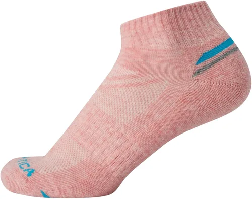Vista 6 de Nautica Calcetines deportivos para mujer con control de humedad y comodidad acolchada (paquete de 12)
