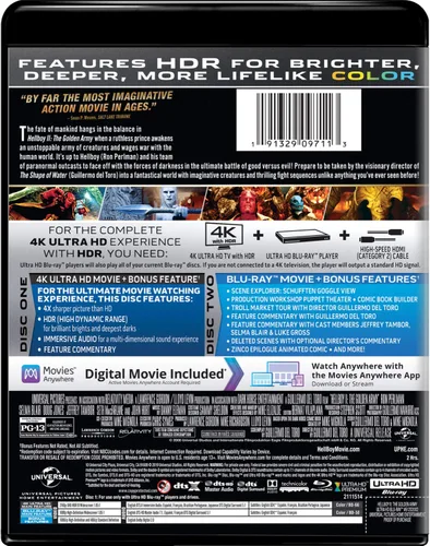 Vista 2 de Hellboy II The Golden Army Blu-ray