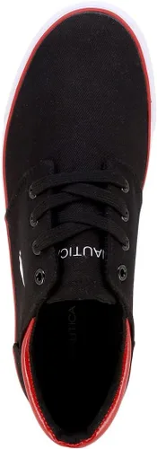 Vista 3 de Nautica Zapato náutico con cordones para hombre, mocasín casual con dos ojales, zapatilla de deporte de moda - Galera