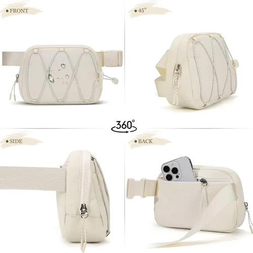 Vista 5 de MAXTOP Bolsos cruzados pequeños para mujer, riñonera con correa ajustable