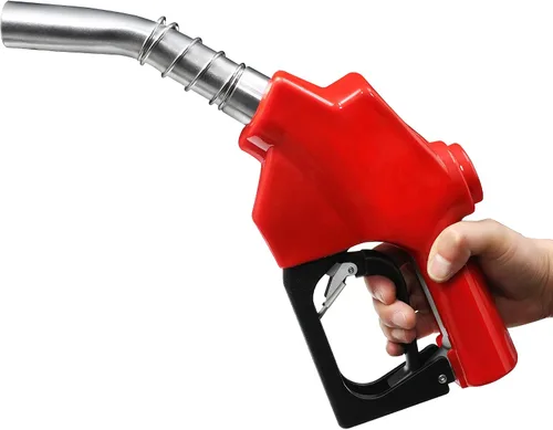 Vista 10 de Boquilla y gancho de combustible automático NPT de 1 pulgada, mango de bomba de gas diesel, 19/16 pulgadas (OD = 30mm) flujo máximo 30 GPM, boquilla