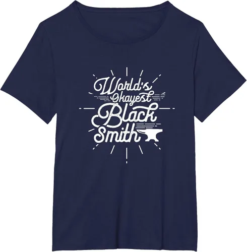 Vista 43 de Blacksmith Blacksmithing Forge Metalsmith Forging T-Shirt Asphalt Grey