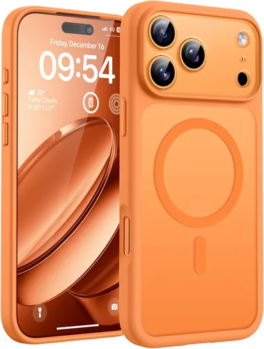 Vista 105 de TOCOL Funda para iPhone 11, compatible con Magsafe, protección completa de cámara, imanes integrados, protección contra caídas, funda translúcida