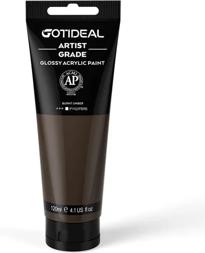 Vista 30 de GOTIDEAL - Pintura acrílica iridiscente, rojo camaleón, de 4.1 oz, no tóxicas, no se decoloran; ricos pigmentos para artistas adultos y niños