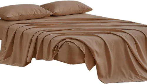 Vista 11 de Kingnex Sábana encimera King extragrande 132x110 para cama extra ancha y alta, duradera, suave, de 1800 microfibra doble cepillada, sábana superior