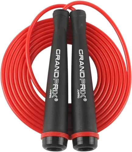 Vista 15 de Cuerda de salto de velocidad para hombres y mujeres (serie Grand Prix Speed) Cuerda de saltar de PVC ajustable para entrenamientos de fitness
