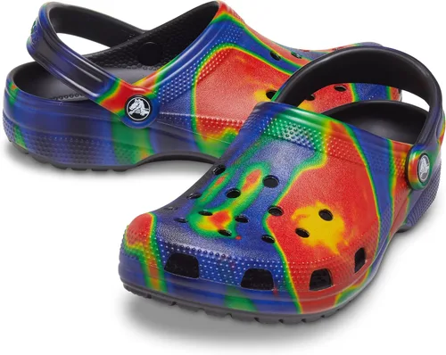 Vista 6 de Crocs - Zuecos clásicos de teñido anudado unisex para adultos