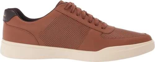 Vista 6 de Cole Haan Tenis modernos Crosscourt para hombre, Optic White - Lava fundida