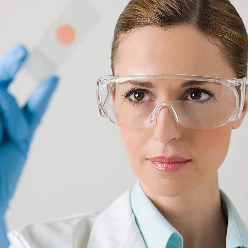 Vista 5 de Gafas de seguridad antivaho paquete de 3 – Gafas de protección envolvente para laboratorio, construcción, enfermeras Resistente a los arañazos