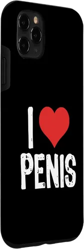Vista 3 de Funda para iPhone 11 Pro Max I Love Penis