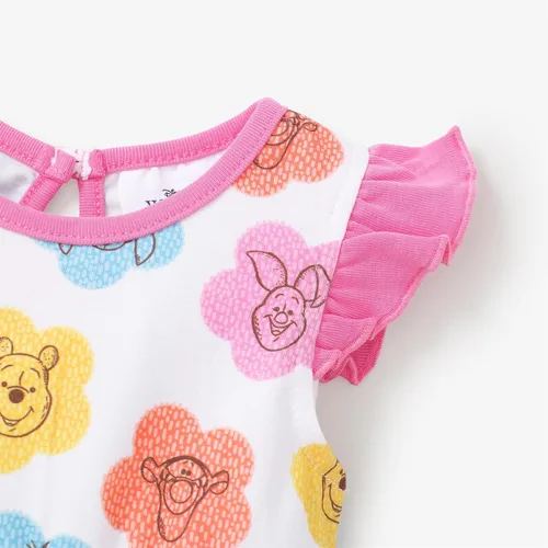 Vista 5 de Disney Vestido de bebé para niñas, 2 piezas, sin mangas, conjunto de cárdigan de manga larga de 3 a 24 meses