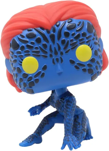 Vista 6 de POP Marvel: X-Men 20th Anniversary - Figura de vinilo Mystique Funko Pop! (incluye funda protectora compatible con POP Box), multicolor, 3.75