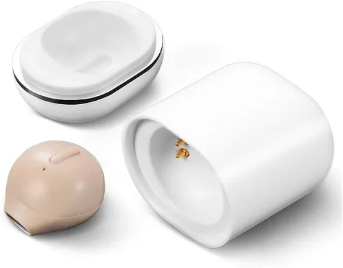 Vista 8 de Auriculares invisibles con Bluetooth, minúsculos, discretos, ocultos, para el trabajo, pequeños canales auditivos Negro