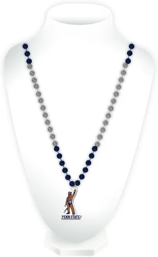 Vista 48 de Rico Industries NCAA Fan Shop - Cuentas estilo Mardi Gras con logotipo del equipo 3-Color del