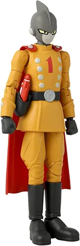 Vista 6 de BANDAI RED Dragon Ball Super Hero - Gamma 1 - Figurita Dragon Stars 6.7 in