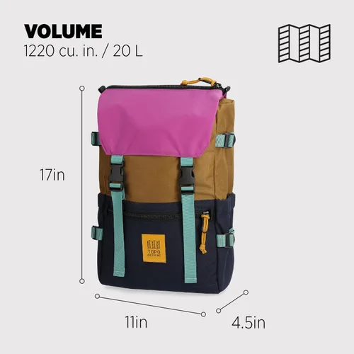 Vista 42 de Topo Designs Rover Pack Clásico, asfalto/negro, Tamaño único, Rover Pack Clásico