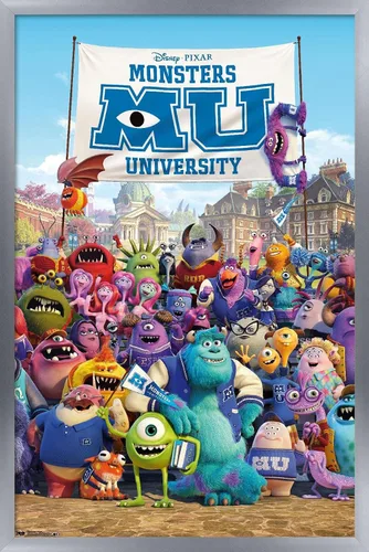 Vista 15 de Trends International Disney Pixar Monsters University - One Sheet Wall Poster, 14.725" x 22.375", Barnwood Framed Version