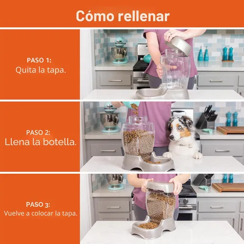 Vista 5 de Alimentador de mascota Petmate, 3 libras