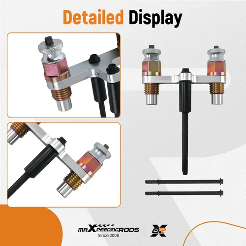 Vista 7 de maXpeedingrods Juego de herramientas de extracción e instalación de inyector de combustible para BMW N20 N55, extractor de inyector de motor 130320
