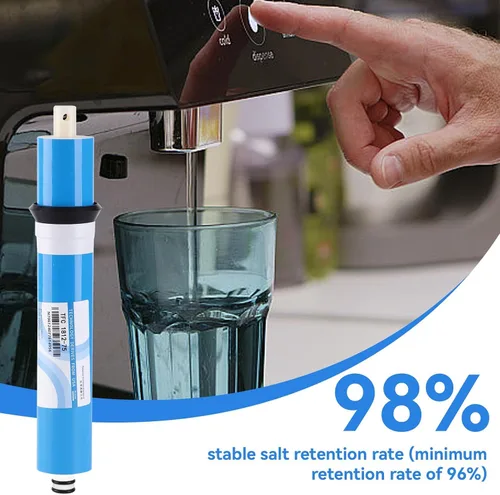 Vista 3 de Membrana de ósmosis inversa para ULP1812-75 GPD RO Membrana de repuesto para filtro de agua de membrana RO estándar debajo del fregadero Sistema