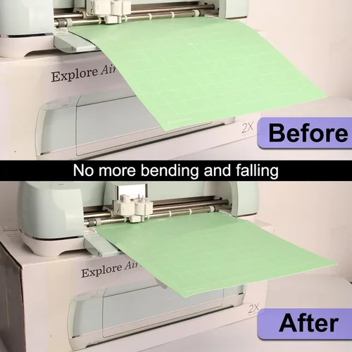 Vista 2 de LOPASA Bandeja de extensión compatible con Cricut Explore Air 2 3, soporte de alfombrillas Cricut para cortar, extensor de alfombrillas de corte