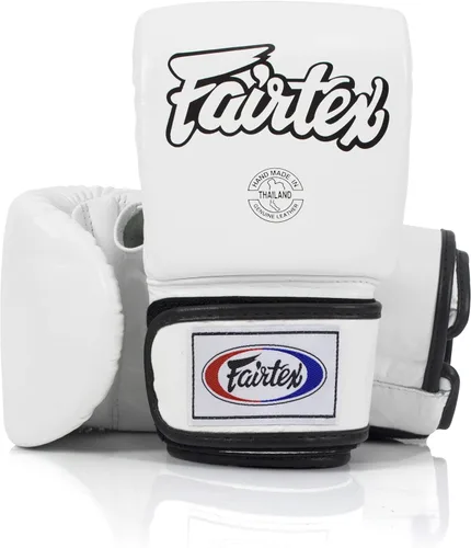 Vista 5 de Fairtex TGO3 - Guantes de boxeo Muay Thai para hombres, mujeres, niños, diseño especial de pulgar abierto, guantes de MMA, kickboxing, gimnasio