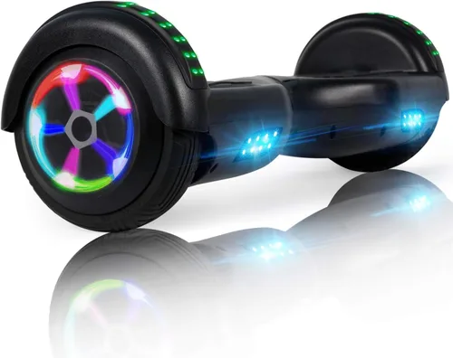 Vista 8 de LIEAGLE Scooter with Bluetooth Speakers and Colorful Wheel Hub Lights 6.5"&8.5"Hoverboard All-terrain Self-balancing Scooter for Kids Adults