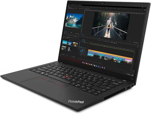 Vista 3 de Lenovo ThinkPad T14 Gen 4 Intel Core i7-1355U, 14" WUXGA (1920 x 1200) IPS 300nits pantalla táctil, 32 GB de RAM, SSD de 1 TB, lector de huellas
