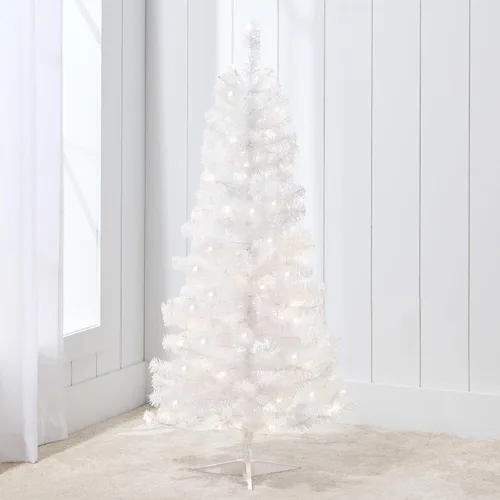 Vista 11 de Artificial Small Christmas Tree, 3FT Artificial Desktop Green Xmas Tree with String Light & 140 Branch Tips for Home Office Holiday Decor