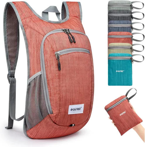 Vista 12 de G4Free 10L/15L Mochila para Senderismo Plegable Ligera, Mochila de Día para Caminatas, Pequeña, Viaje al Aire Libre, Bolsa de Hombro Plegable