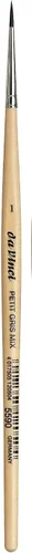 Vista 22 de Da Vinci Watercolor Serie 5830 CosmoTop Mix B Pincel para pintar, Mezcla sintética/natural para lavado plano, Tamaño 10