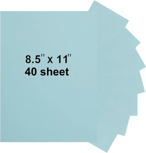 Vista 14 de 40 hojas de cartulina negra de 8.5 x 11 pulgadas, hojas de cartulina pesadas, papel de invitación en blanco, tarjetas de felicitación imprimibles