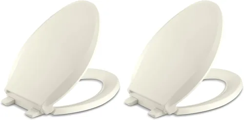Vista 14 de KOHLER 4639-RL-0 Cachet ReadyLatch Asiento de inodoro redondo con cierre suave, color blanco