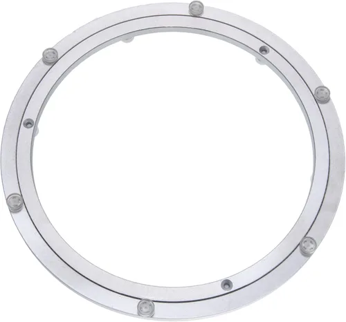Vista 12 de Placa giratoria de aluminio resistente Lazy Susan con rodamiento giratorio para mesa de comedor (4 pulgadas)