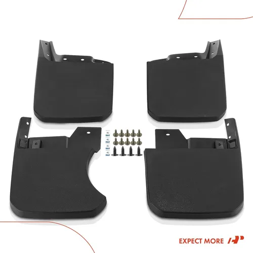 Vista 8 de A-Premium Aletas de barro, no requiere taladrar protectores contra salpicaduras con accesorios Compatible con Jeep Gladiator 2023-2024 Crew Cab