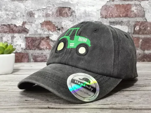 Vista 2 de Hepandy Embroidered Baseball Caps for Boys Girls