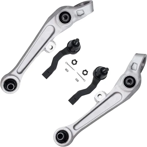 Vista 81 de Detroit Axle - 4 piezas de brazos de control traseros para Ford C-Max, Focus, Mazda 3 5, Volvo C30, C70, S40, V50, 4 brazos de control superiores e