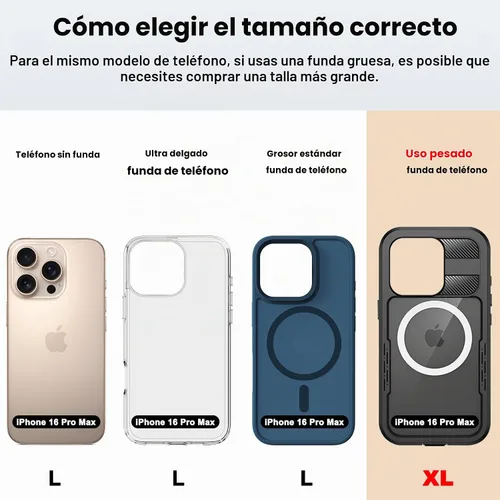 Vista 3 de Funda de cuero para teléfono celular con clip para cinturón, cierre magnético fuerte para iPhone Pro 17 16 15 14 13 12 16e, Samsung Galaxy S25 S24