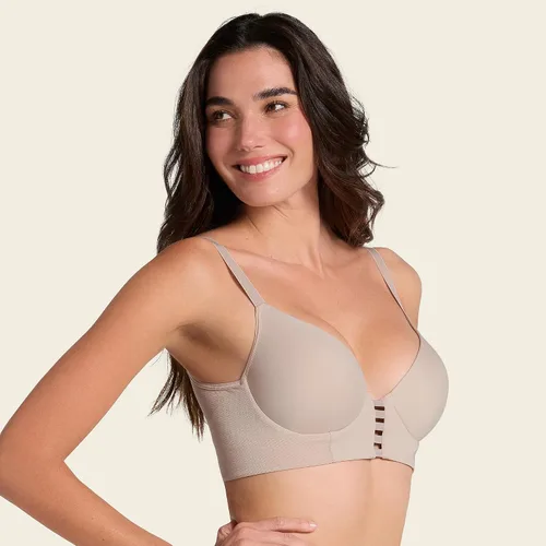 Vista 5 de Leonisa Sujetador push up de espuma viscoelástica con aros - Sujetadores delanteros con tiras para mujer