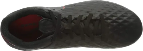 Vista 5 de Nike Kids Jr Legend 8 Academy Soccer (bebéniño pequeñoniño grande) negrohumo oscurorojo chile, talla 5.5, niño grande, M, Negro Dk Humo Gris Chile