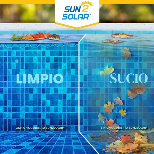 Vista 4 de Sun2Solar Cubierta solar rectangular transparente de 4 pies x 8 pies Serie 1600 Manta de retención de calor para piscinas rectangulares