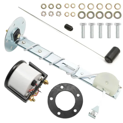 Vista 6 de Medidor de nivel de combustible universal de 2 pulgadas 52 mm para coche con sensor de combustible E-1/2-F puntero 12 V