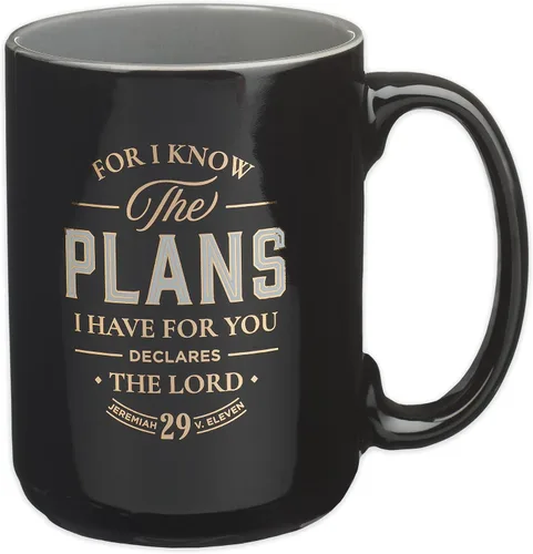Vista 16 de Christian Art Gifts Taza grande de cerámica inspiradora con escritura bíblica para café y té para hombres: Versículo bíblico que anima al hombre