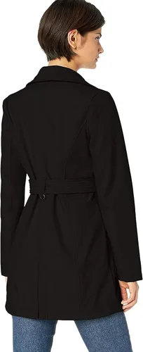 Vista 2 de Sebby Collection - Gabardina resistente con revestimiento suave, impermeable, para mujer con capucha desmontable.